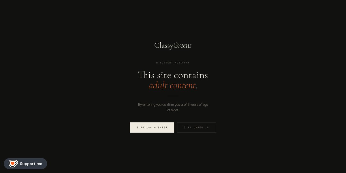 ClassyGreens — screenshot