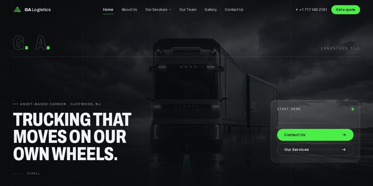 GA Logistics — screenshot