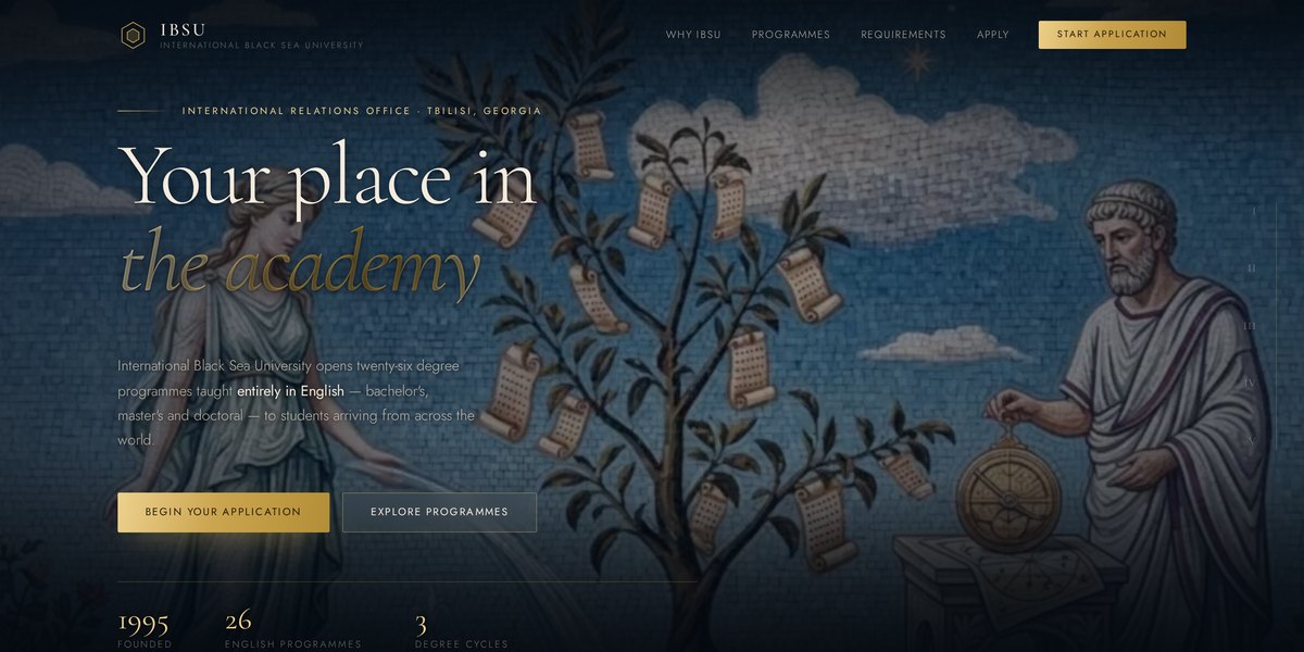 IBSU — International Admission — screenshot
