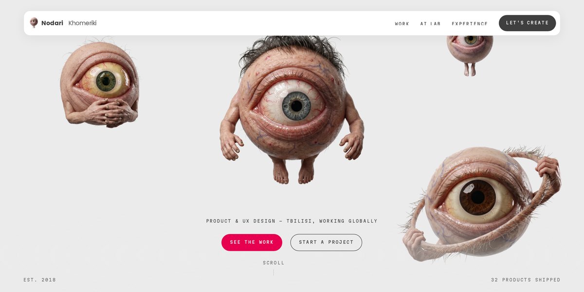 khomeriki.design — screenshot