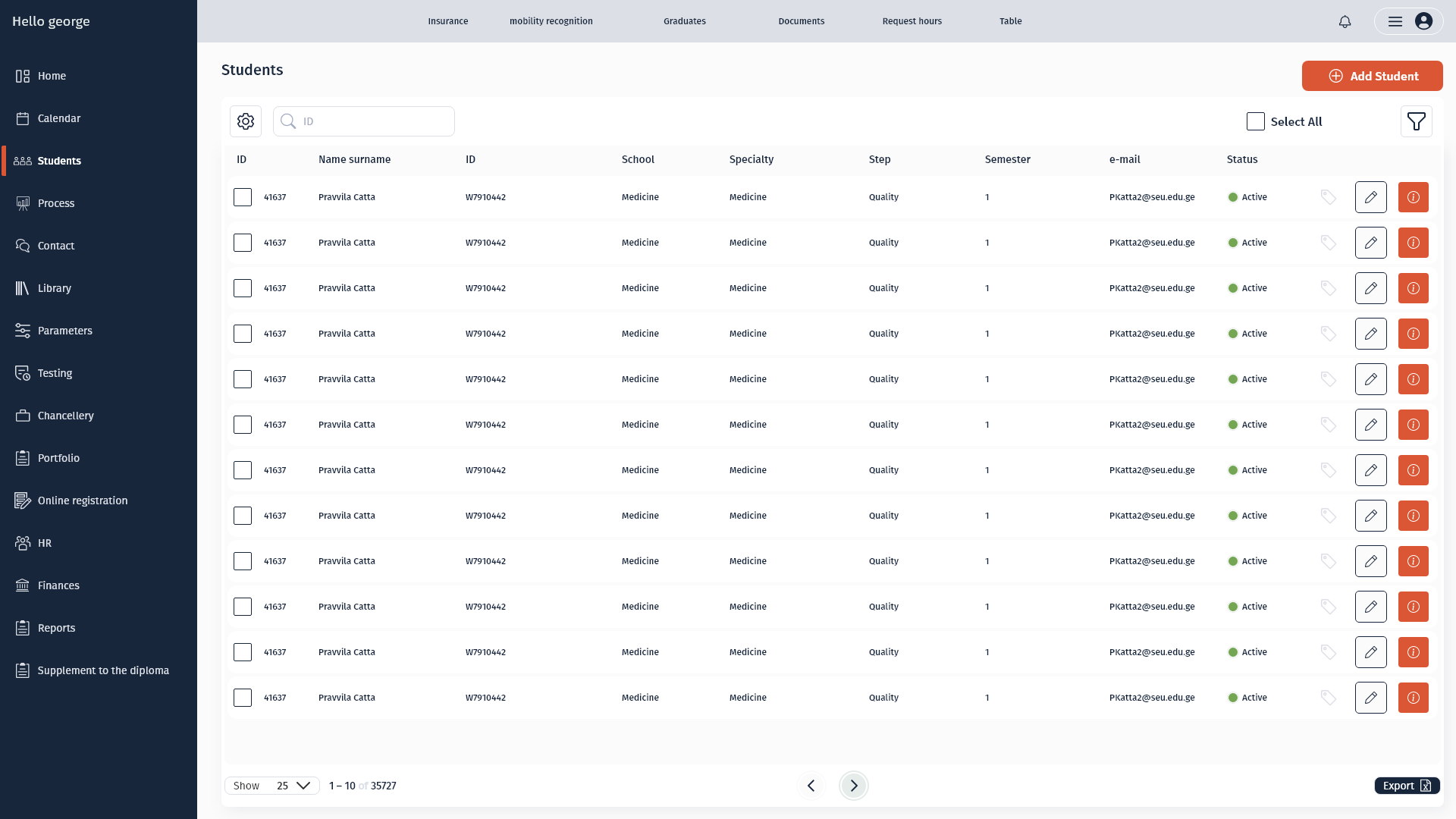 SEU · Registry — EdTech
