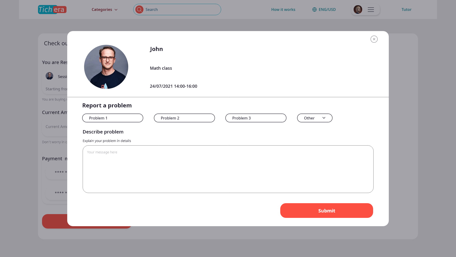 Tichera — Use Google Meet and say so
